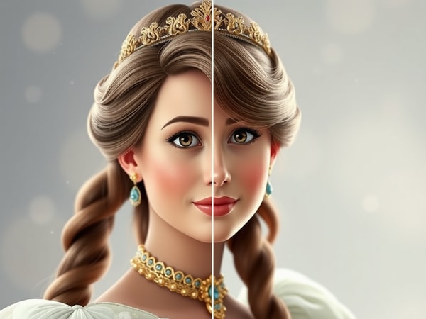 Disney Prince/Princess Generator — Create a Disney-style version of your face in royal fashion.