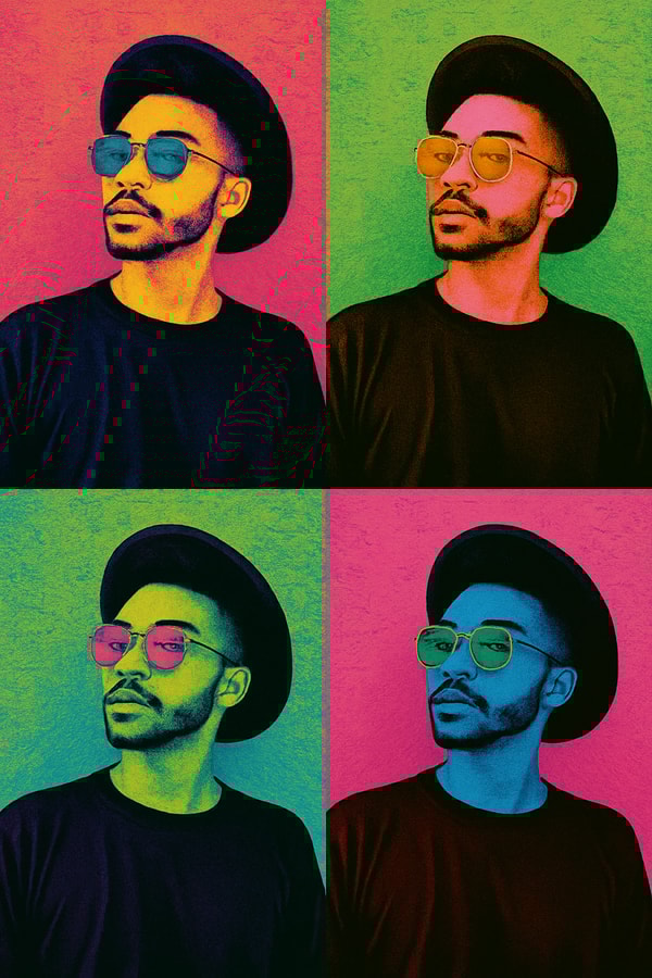 Pop Art Portrait Maker — Warhol-style Pop Art