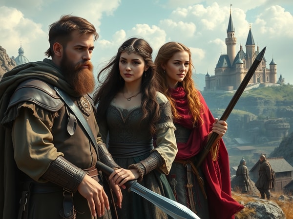 Family Portrait in Fantasy Worlds